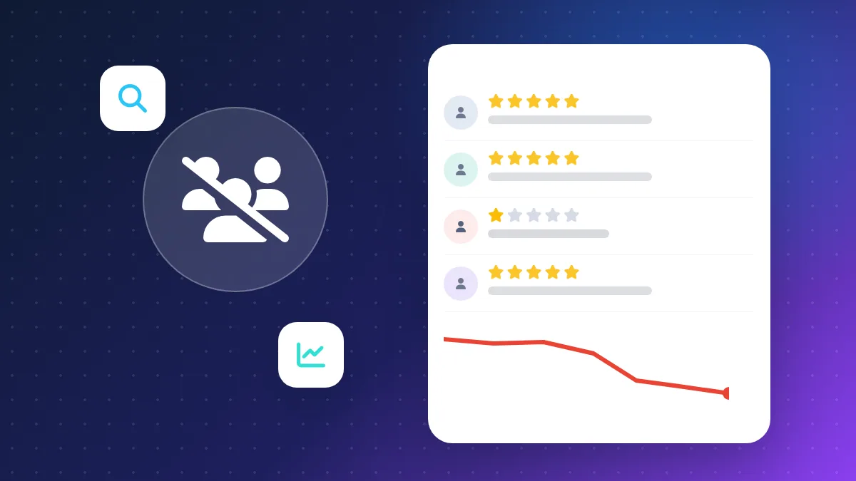 A shop owner logging a sudden wave of one-star ratings on a laptop spreadsheet to document a coordinated fake review attack for Google